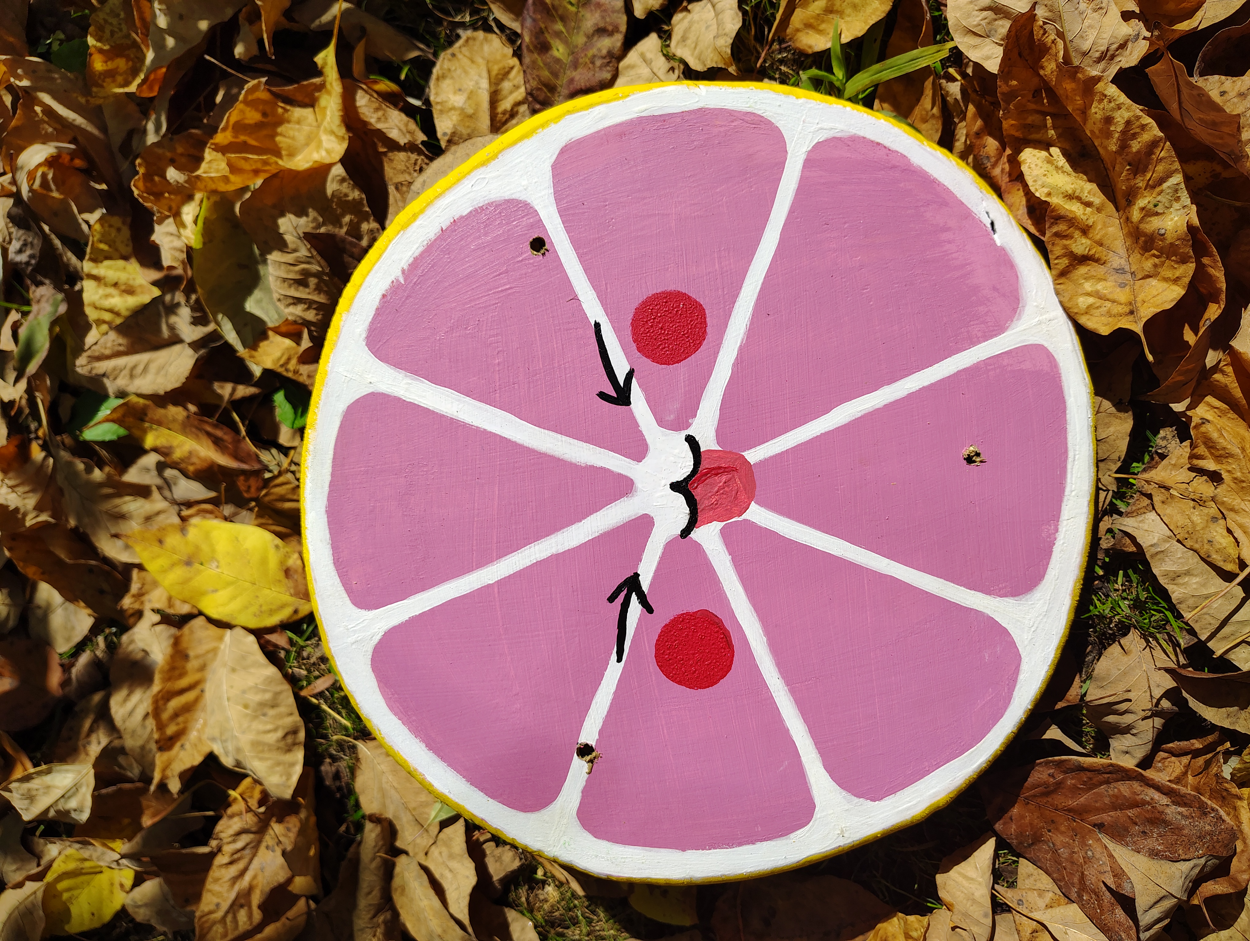 Grapefruit Stool