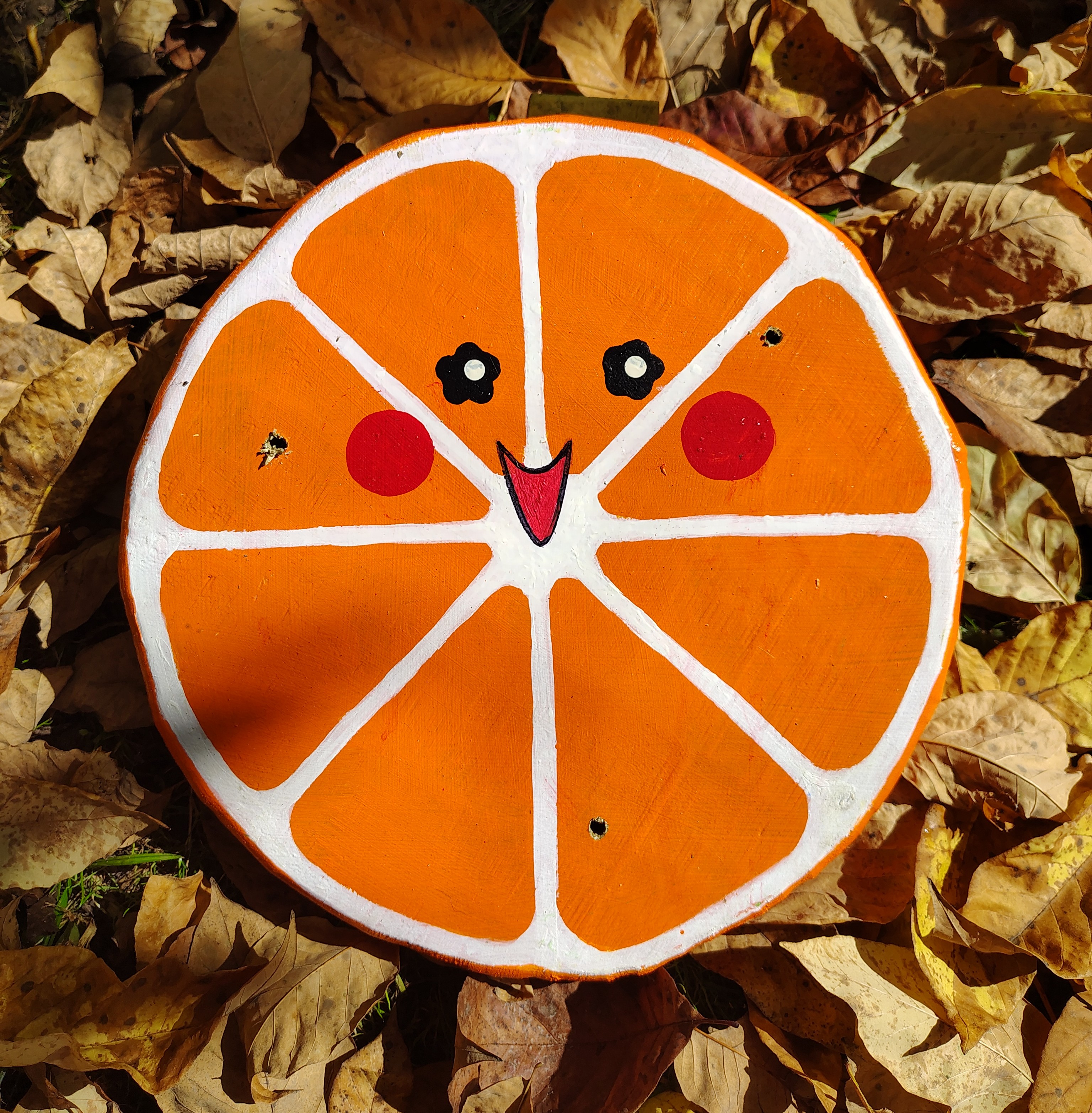 Tangerine Stool